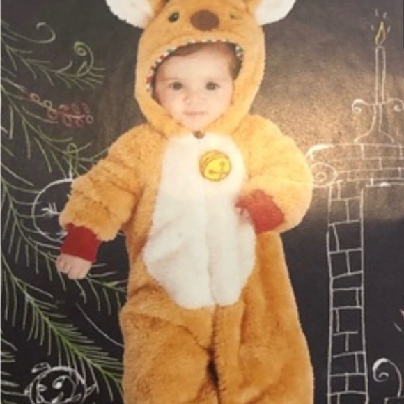 F•A•O Schwarz Baby Reindeer Onesie Custome